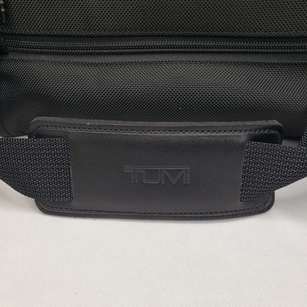 TUMI Alpha Sport Duffle Bag Weekender Carry-On Travel Ballistic Canvas Black